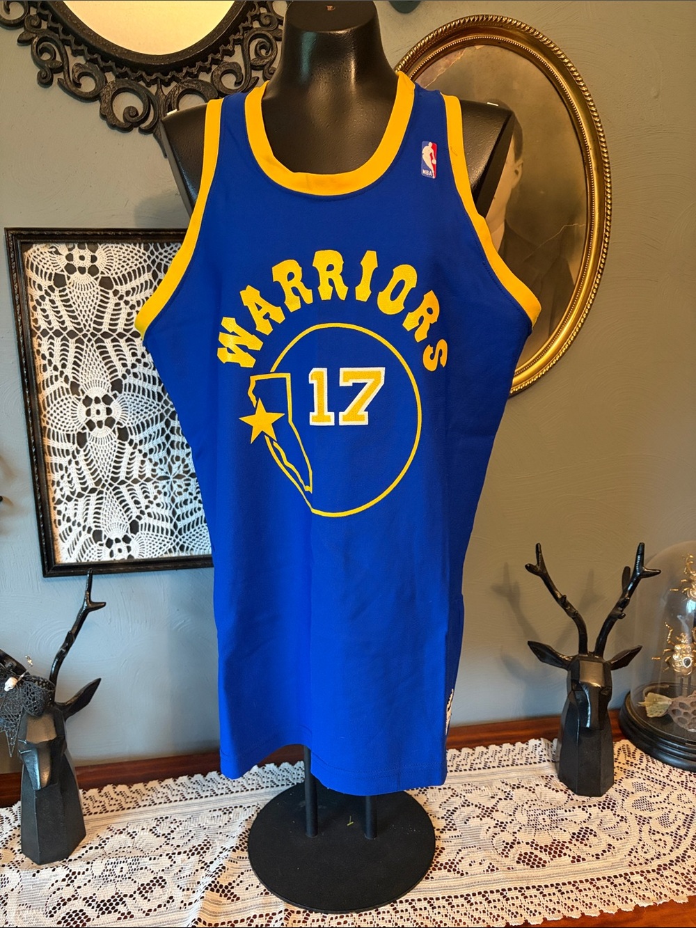 Vintage Blue Warriors Chris Mullin Jersey 1980’s